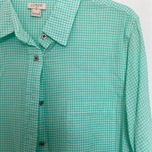JCrew Gingham Button Down - Picture 2 of 3